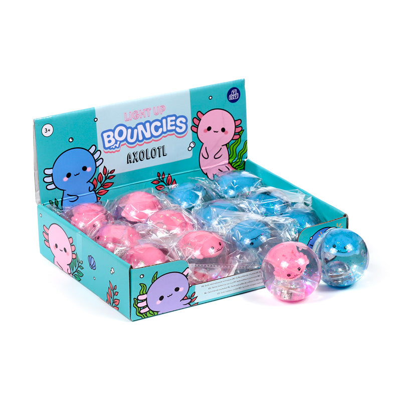 Svítící skákací míček — Axolotl