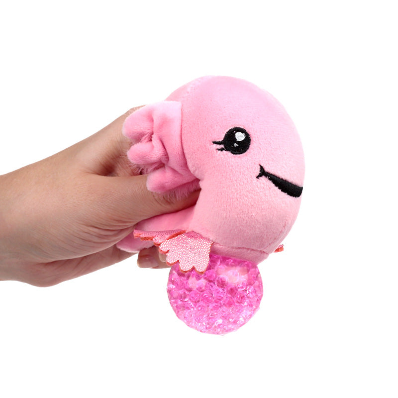 Mačkací zvířátko Queasy Squeezies — axolotl