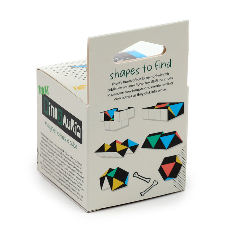 Fidget hlavolam Magic Puzzle Cube — dinosauři