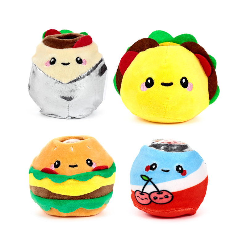 Mačkací jídlo Queasy Squeezies — Foodiemals