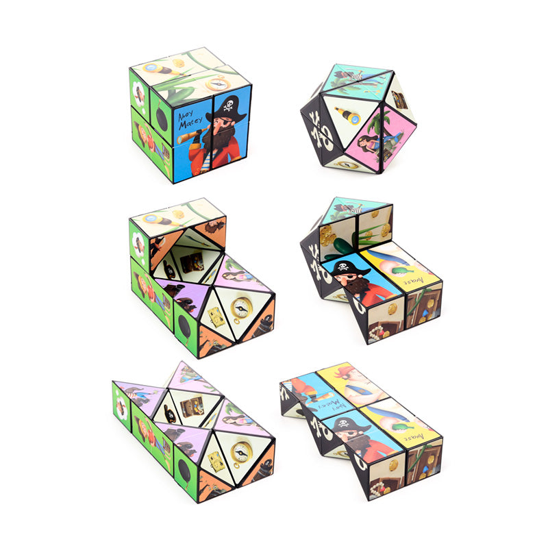 Fidget hlavolam Puzzle Cube — Piráti