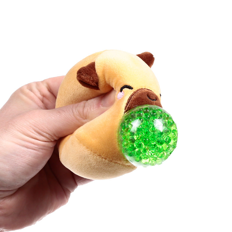 Mačkací zvířátko Queasy Squeezies — kapybara